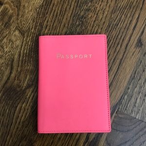 J. Crew colorblock leather passport case